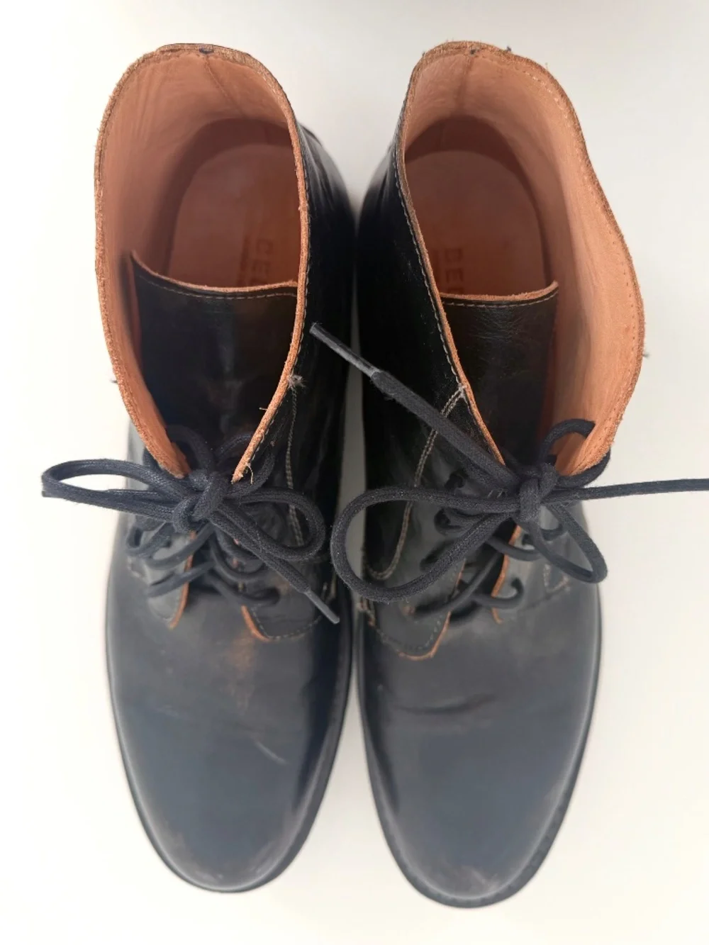 Mens Bed Stu Bradley Plain RoundT oe Boot Black Rustic, Size 11.5, Rarely Worn
